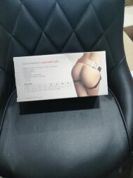 Трусы для страпона Strap-On-Me Leatherette Harness Curious Holographic Rose Gold (мятая упаковка!!!)