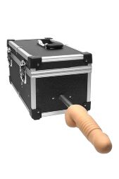 Портативная секс-машина Diva Tool Box в чемодане, с пультом и тремя насадками Vac-U-Lock, черная